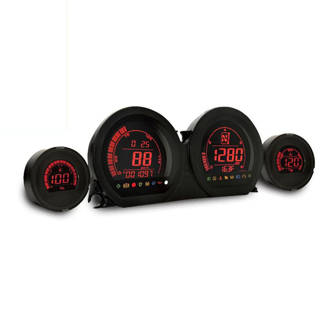 Koso, HD-03 Kit De Indicador De 4 Piezas Y 8 Colores Para Harley Davidson
