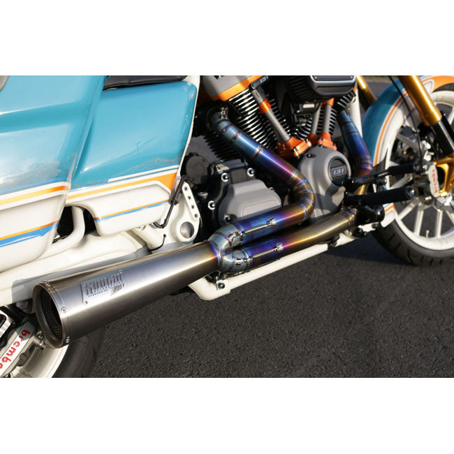 Sistema De Escape Next Level 2-1 Titanio Para Harley Davidson