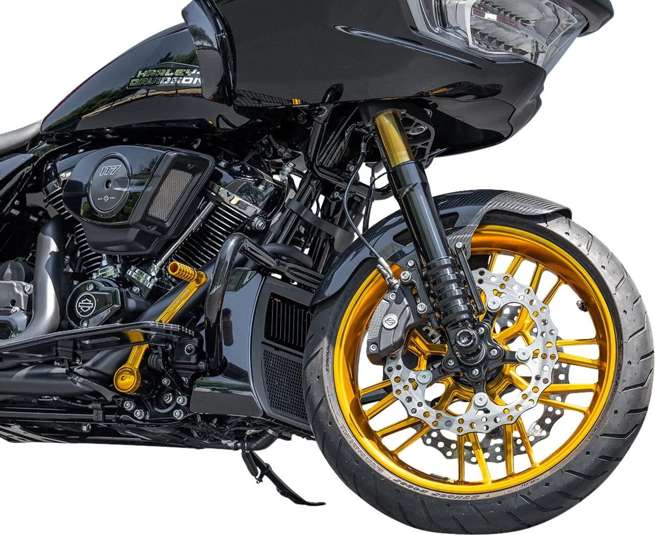 Jagged 320mm Floating Brake Rotor for Harley Davidson