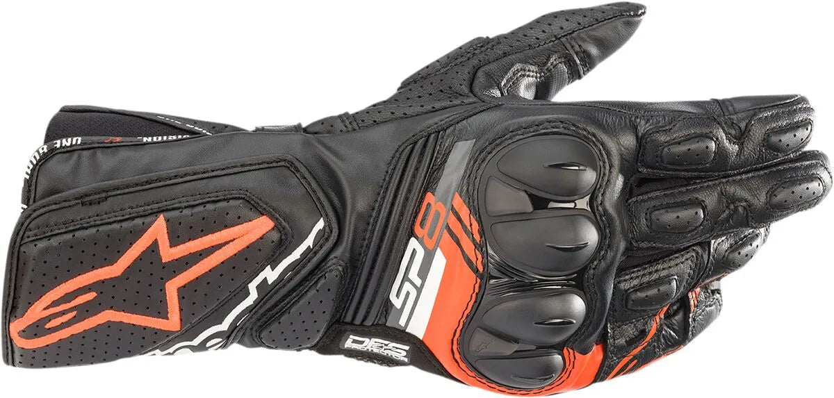 Guantes moto homologados SP-8 V3  SP-8 V3 BLACK/RED L