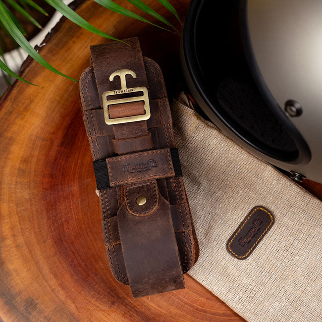 Tripmachine Helmgurt Mokka Farbe