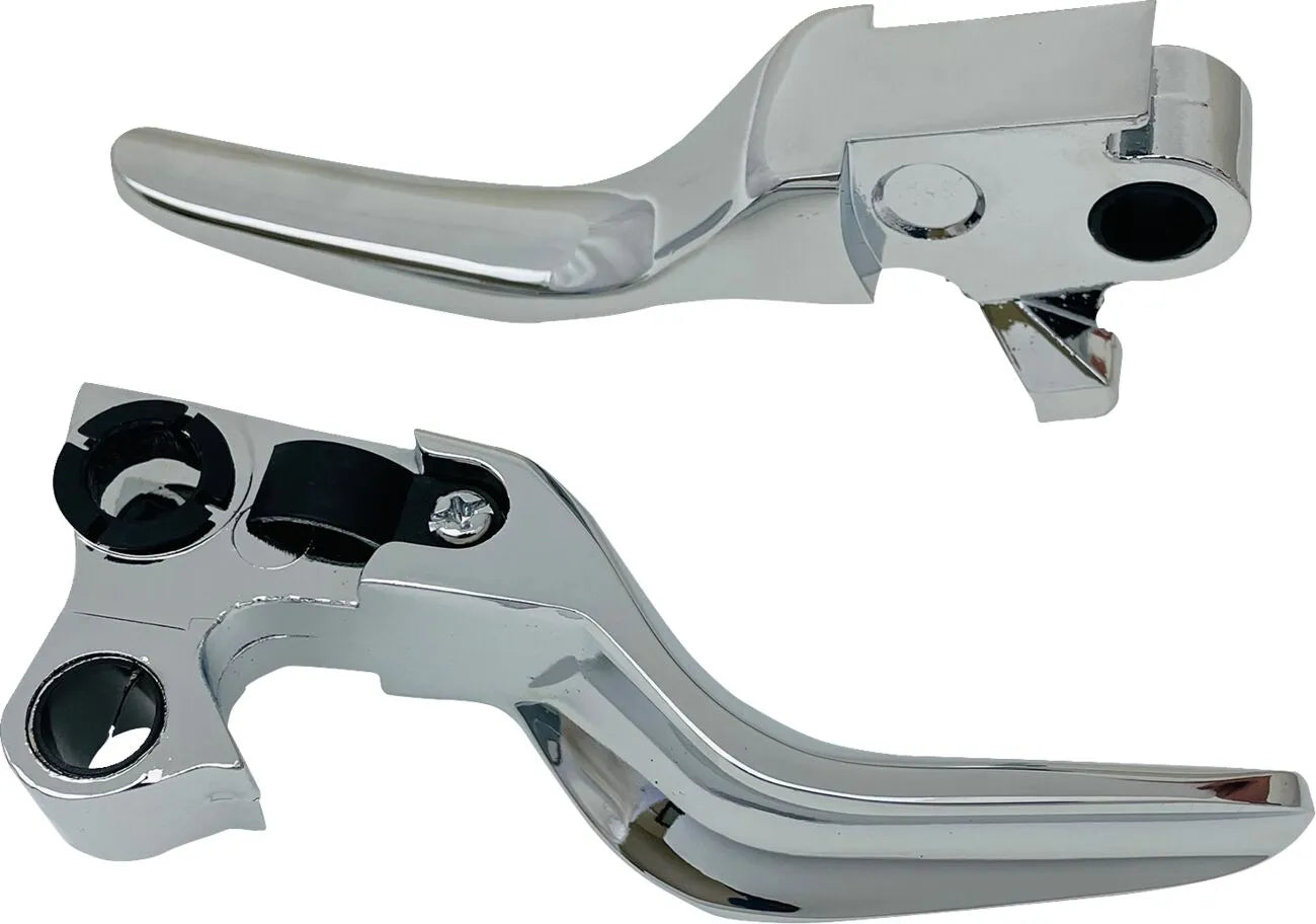 Kurze Chrom-Hebel für Harley Davidson 96-17 Big Twin