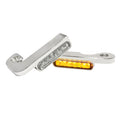 Chrome Striped LED Turn Signals for Harley Davidson