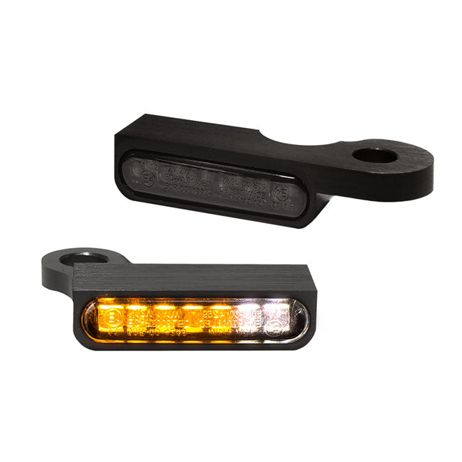 Heinzbikes "Stripes" Unterlenkerblinker für Harley-Davidson