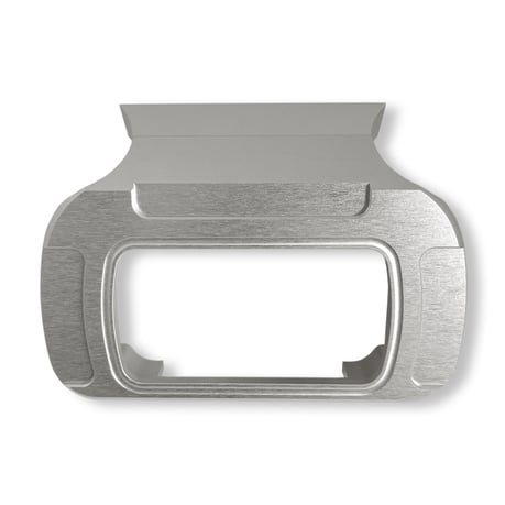 HeinzBikes, soporte de indicador digital estilo 'cuadrado'. Plata