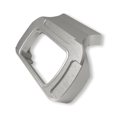 HeinzBikes, soporte de indicador digital estilo 'cuadrado'. Plata