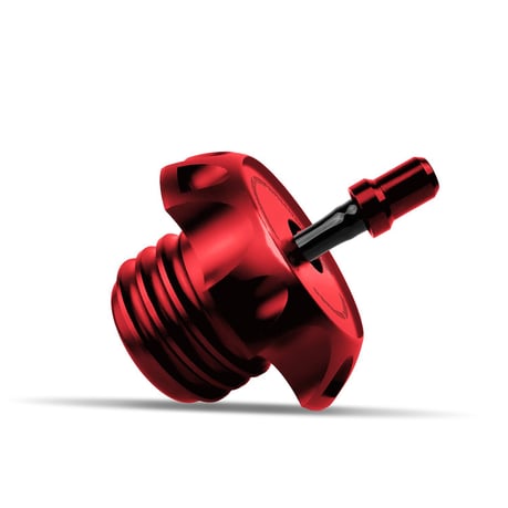 HeinzBikes, tapa de gasolina con ventilación Performance. Rojo