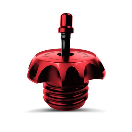 HeinzBikes, tapa de gasolina con ventilación Performance. Rojo