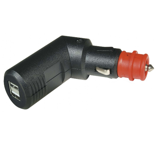 M+S Abgewinkelter Dual-USB-Ladeanschluss
