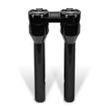 Heinzbikes, Torretas Rectas Estilo Club De 12" Negro/Negro Para Harley Davidson