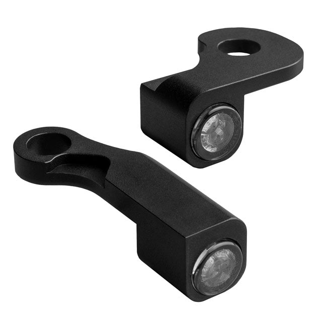 Heinzbikes, Intermitentes Nano Bajo El Manillar Para Harley Davidson