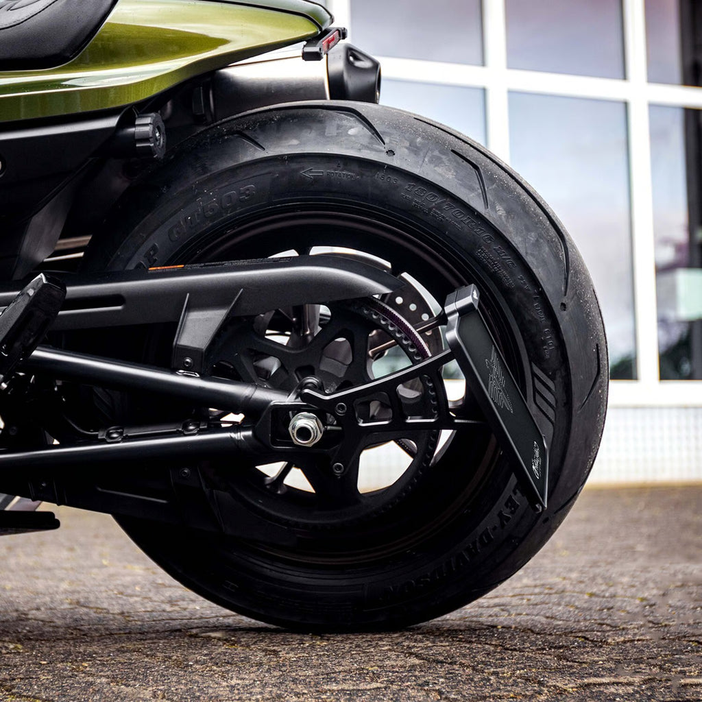 HeinzBikes, side mount license plate bracket. Black for Sportster S