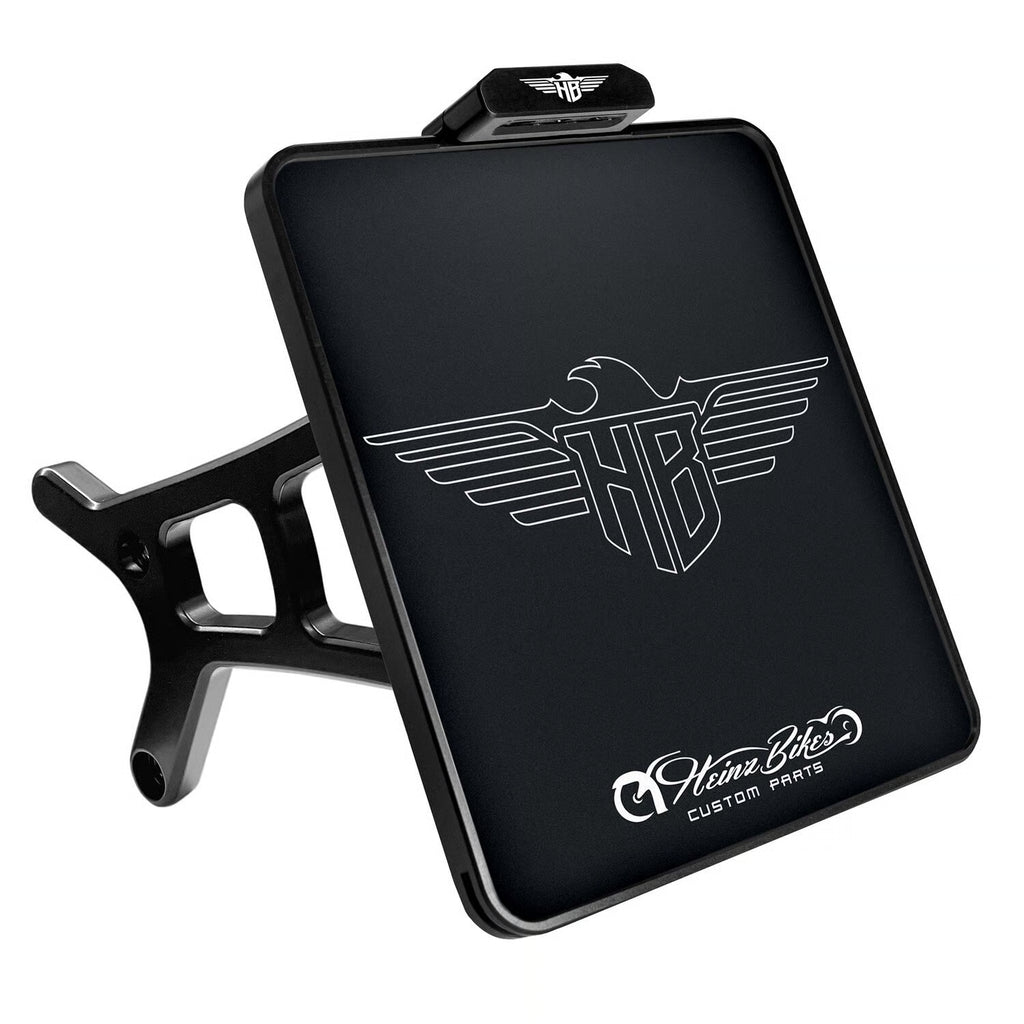 HeinzBikes, side mount license plate bracket. Black for Sportster S