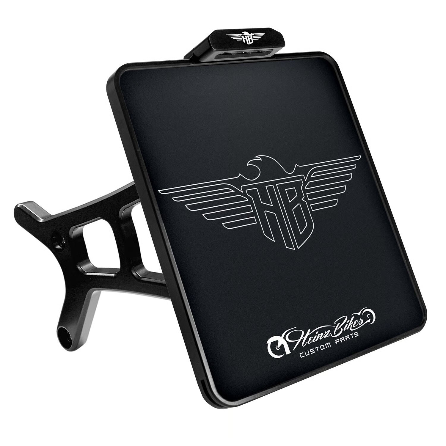 HeinzBikes, side mount license plate bracket. Black for Sportster S