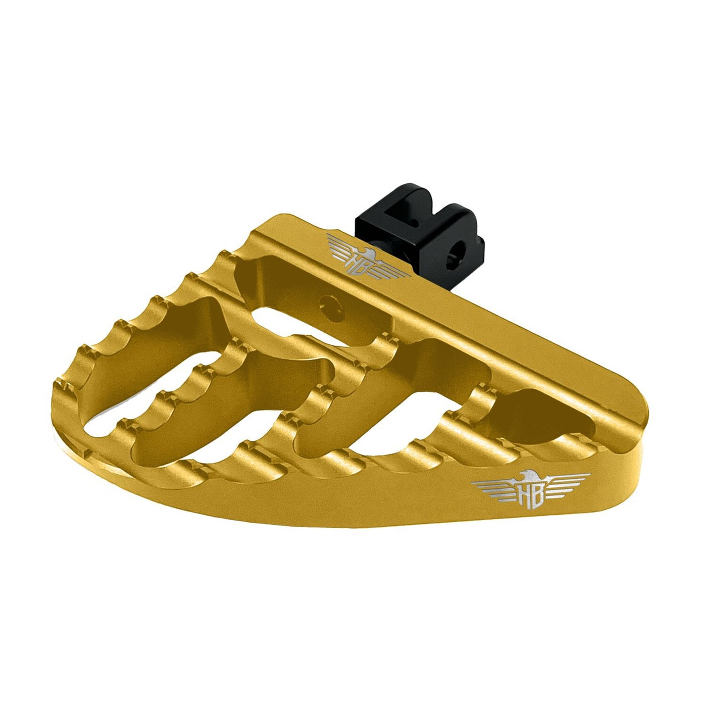 HeinzBikes, Hochleistungs-V2-Gold-Fußrasten für Harley Davidson