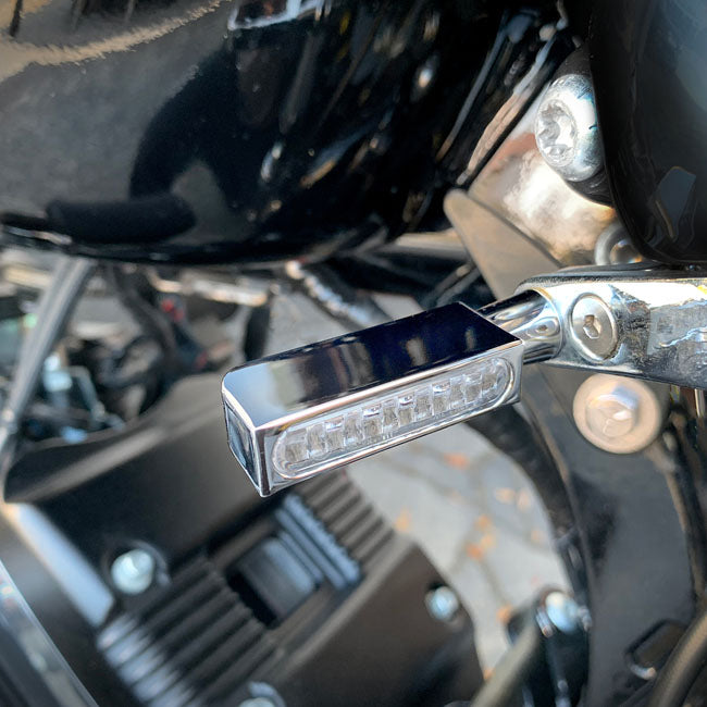 Heinzbikes, Blokk Line LED-Blinker für Harley Davidson
