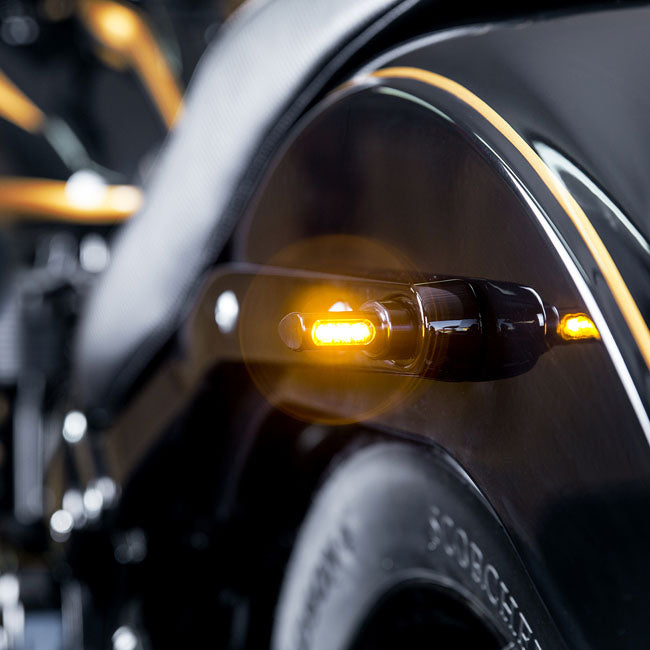 Heinzbikes Micro Winglet Blinker-Set für Harley Davidson