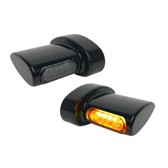 Heinzbikes Micro Winglet Blinker-Set für Harley Davidson