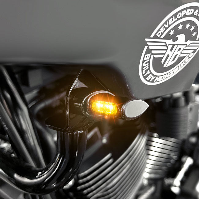 Heinzbikes, Micro ST Frontblinker für Harley Davidson