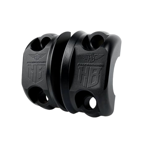 HeinzBikes, abrazadera de percha de embrague/freno de alto rendimiento. Negro