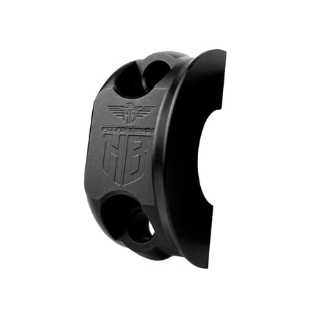 HeinzBikes, abrazadera de percha de embrague/freno de alto rendimiento. Negro