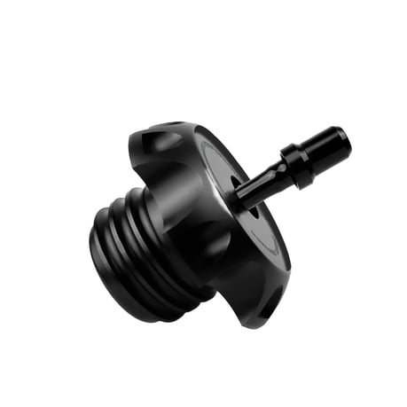 HeinzBikes, tapa de gasolina con ventilación Performance. Negro