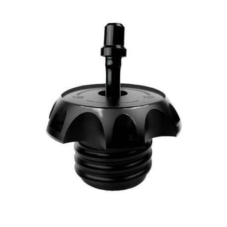 HeinzBikes, tapa de gasolina con ventilación Performance. Negro