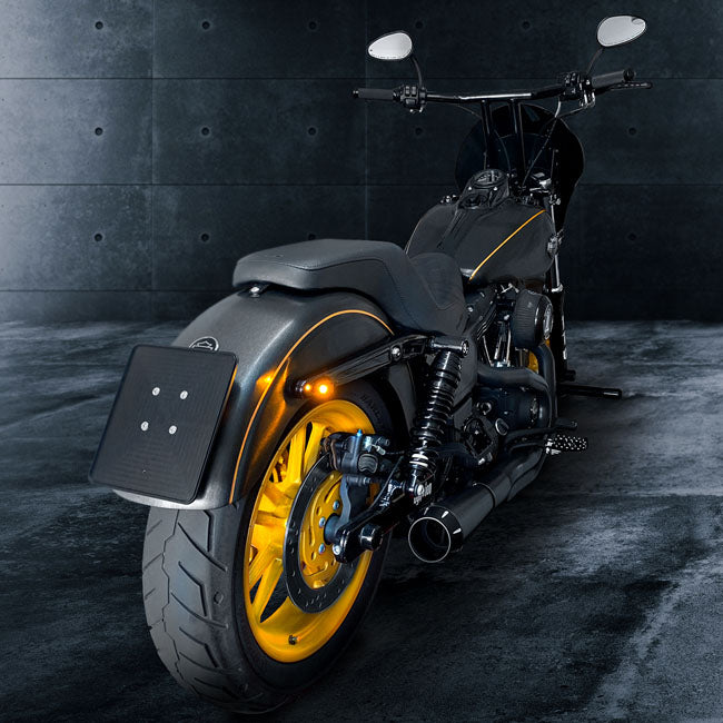 Heinzbikes Nano Winglets 3-in-1 Rücklicht/Blinker für Harley Davidson