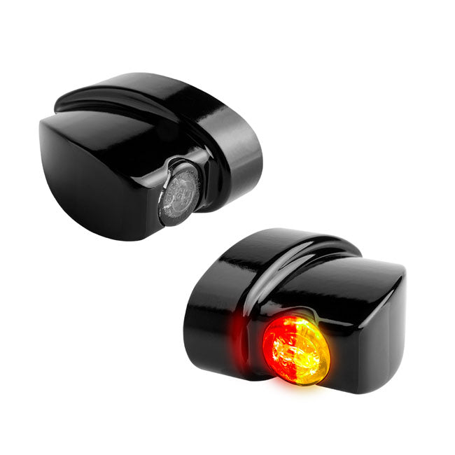 Heinzbikes Nano Winglets 3-in-1 Rücklicht/Blinker für Harley Davidson
