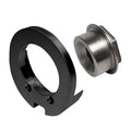 Heinzbikes 3/4" Side Mount Achsadapter Schwarz für Harley Davidson