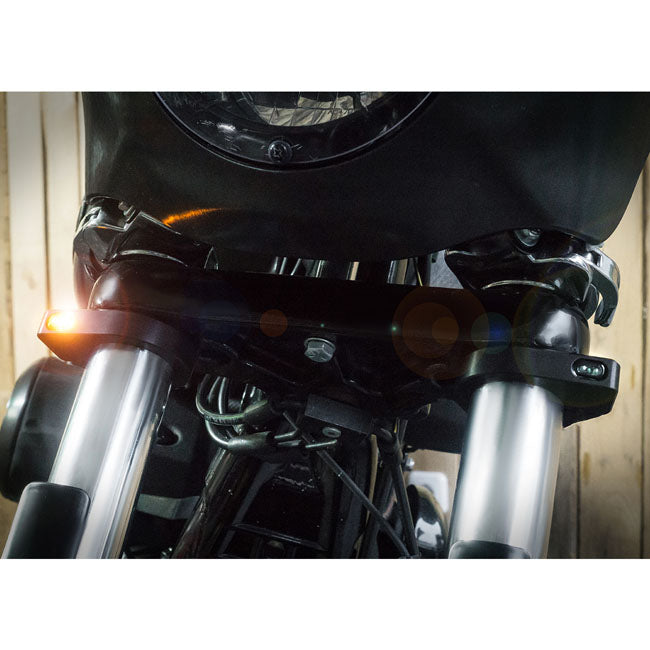 Heinzbikes, ZC-Line Micro LED-Gabelblinker-Set für Harley-Davidson
