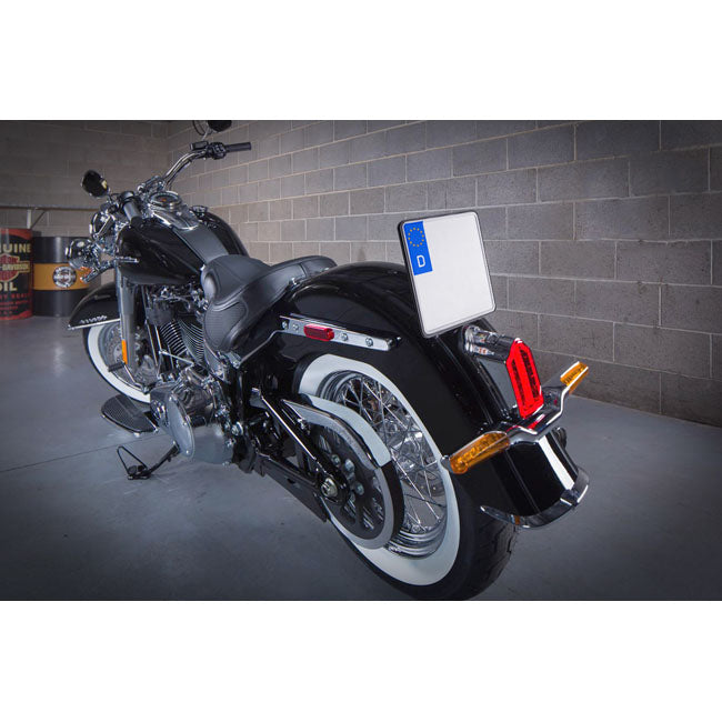 Heinzbikes, Portamatrículas "Frame". 180 X 200 Mm Para Harley Davidson