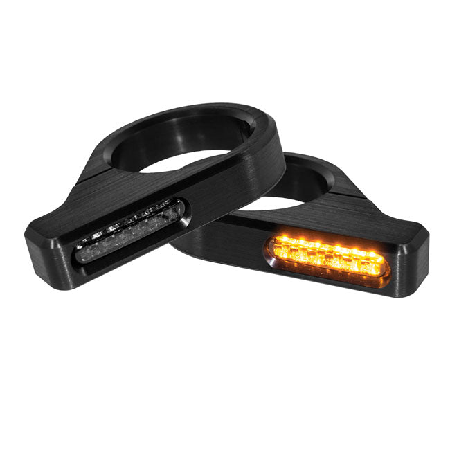 Heinzbikes, ZC-Line Classic LED-Gabelblinker-Set für Harley-Davidson