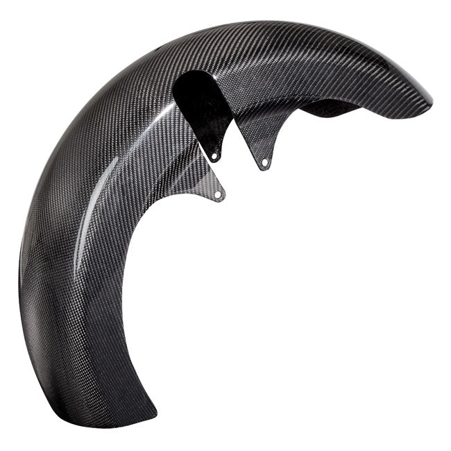 Arlen Ness, Fat 21 Carbon Fiber Rapper Front Fender for Harley Davidson