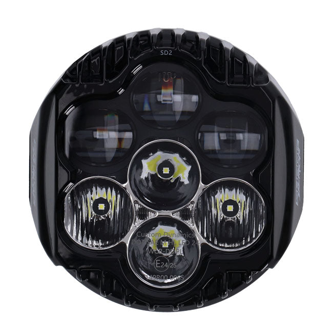 Custom Dynamics Shark Demon 2 Performance LED-Scheinwerfer-Kit für Harley-Davidson