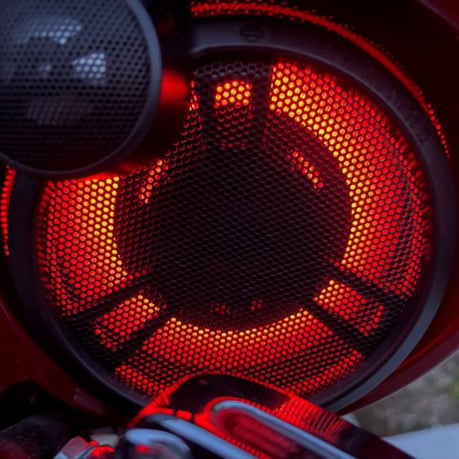 Custom Dynamics, ProGLOW LED-Verkleidungslautsprecherbeleuchtung für Harley Davidson