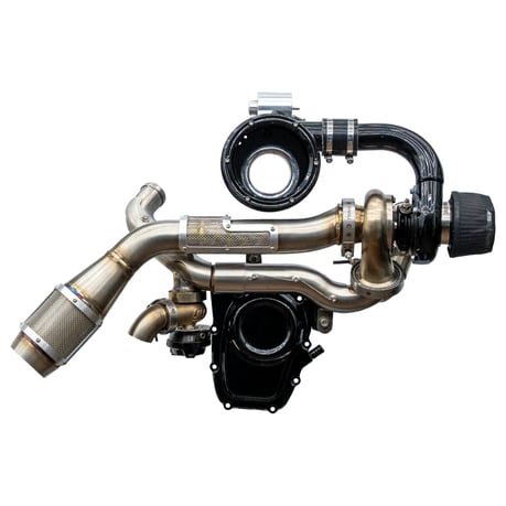 Trask, Turbo kit tornado EF1. Acero inoxidable cepillado
