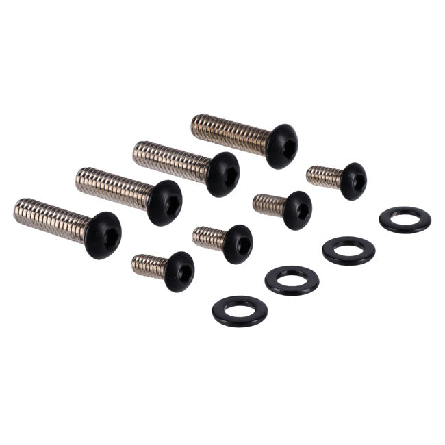 Kit tornillos piñas interruptores manillar para Harley Davidson M8