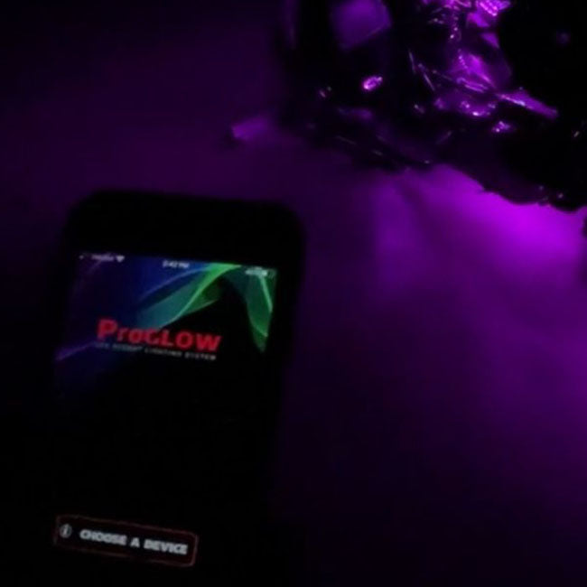 Custom Dynamics, Bluetooth-Controller für Proglow Motorrad-Akzentlichter