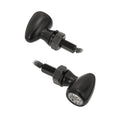 Motone, LED-Blinker mit schwarzem Peak