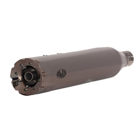 Silenciadores deslizantes Revolver de 114 mm V Performance. Cromo negro