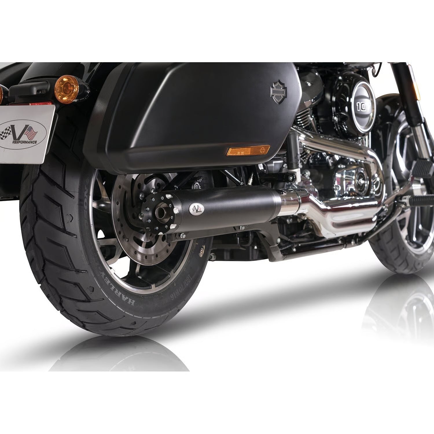 V-Performance Homologated Slip-On Exhaust for Harley-Davidson Sport Glide