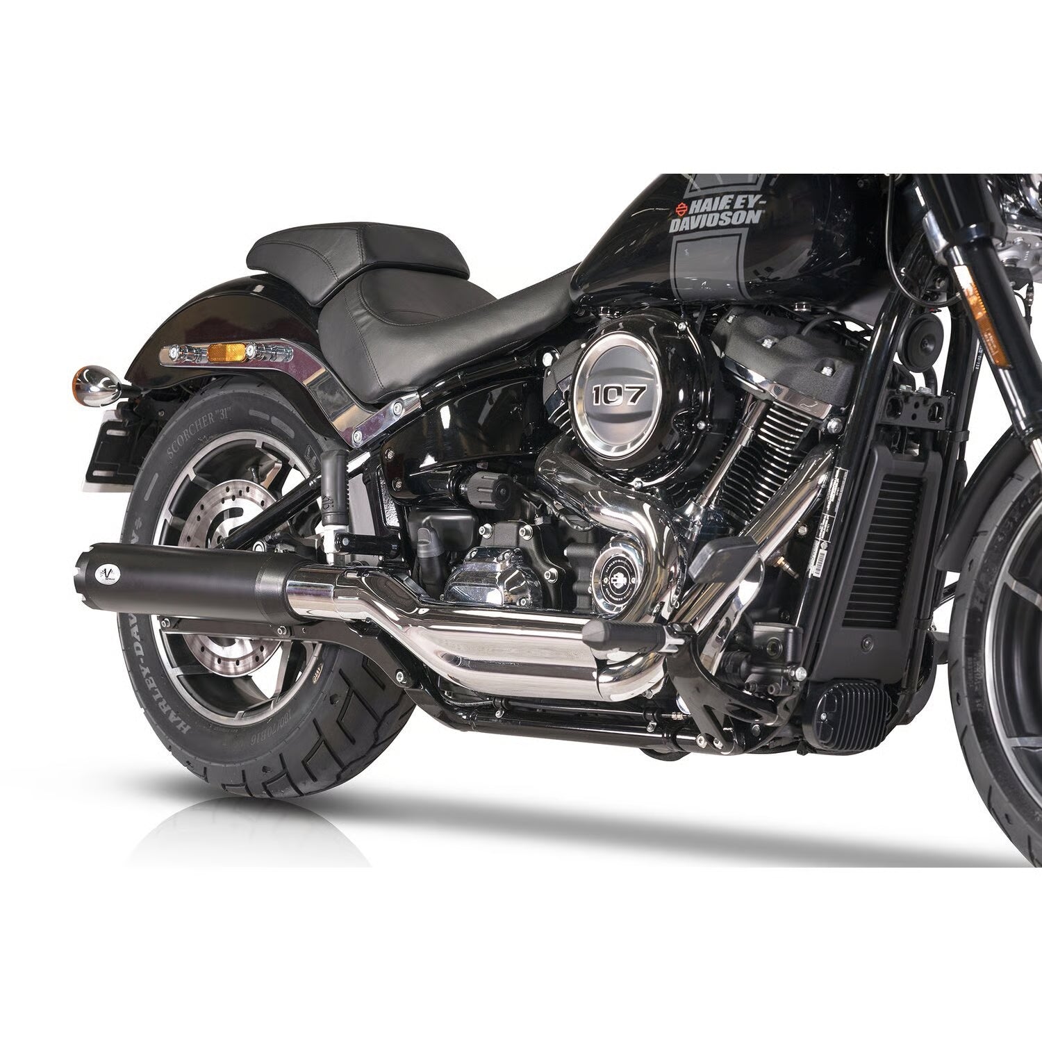 V-Performance Homologated Slip-On Exhaust for Harley-Davidson Sport Glide