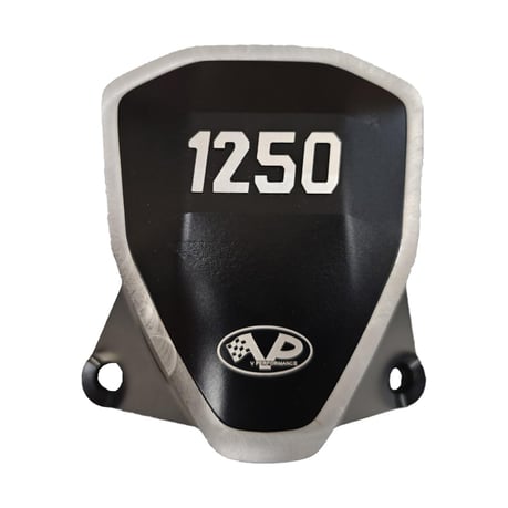 V Performance, tapa del motor derecha. Negro