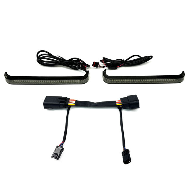 Custom Dynamics, Luces Led De Perfil Bajo Para Alforjas Para Harley Davidson