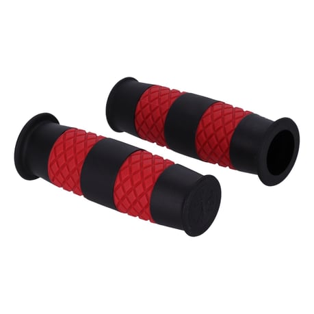 Outlaw13 Griffe 1/2 Schwarz/Rot 1" für Harley Davidson