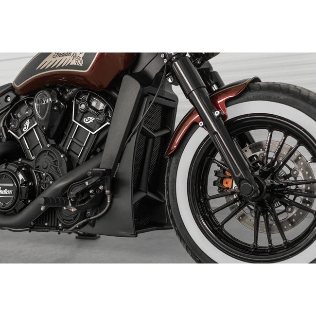 Killer Custom Apache Kühlerabdeckung für Indian Scout