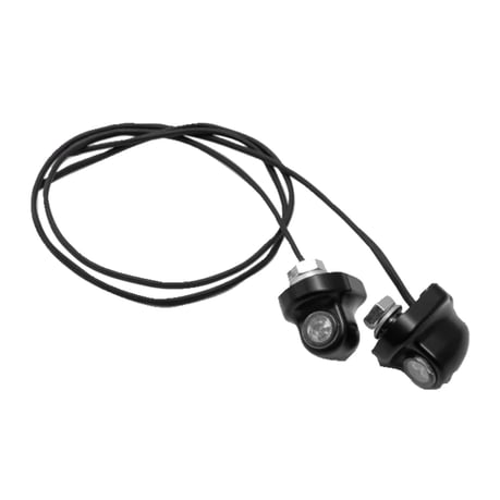 Killer Custom, intermitentes LED delanteros. Negro
