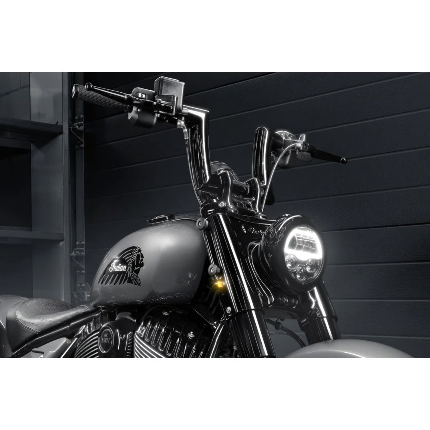 Manillar Killer Bull 2 Fat 10" negro para Indian