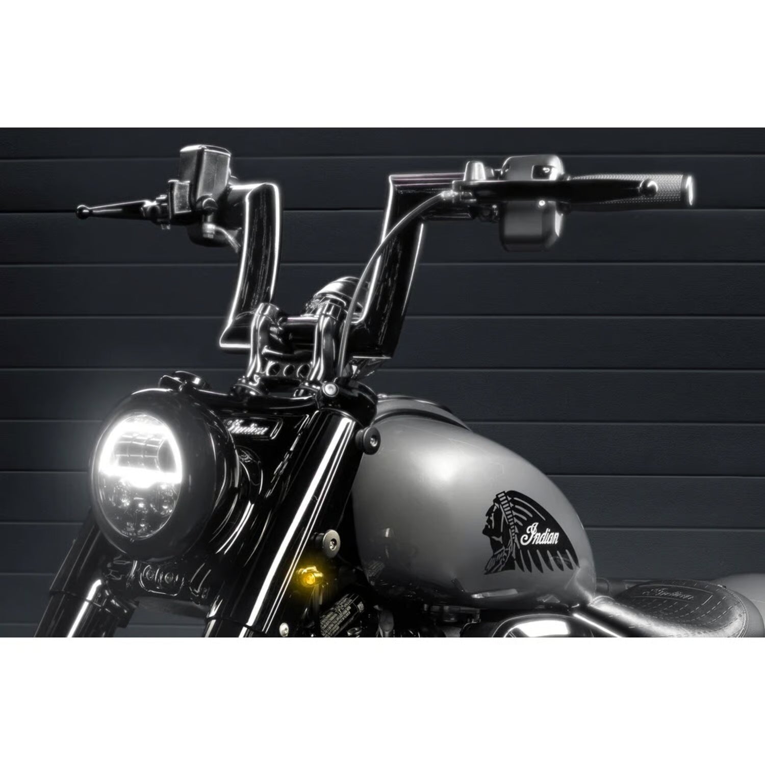 Manillar Killer Bull 2 Fat 10" negro para Indian